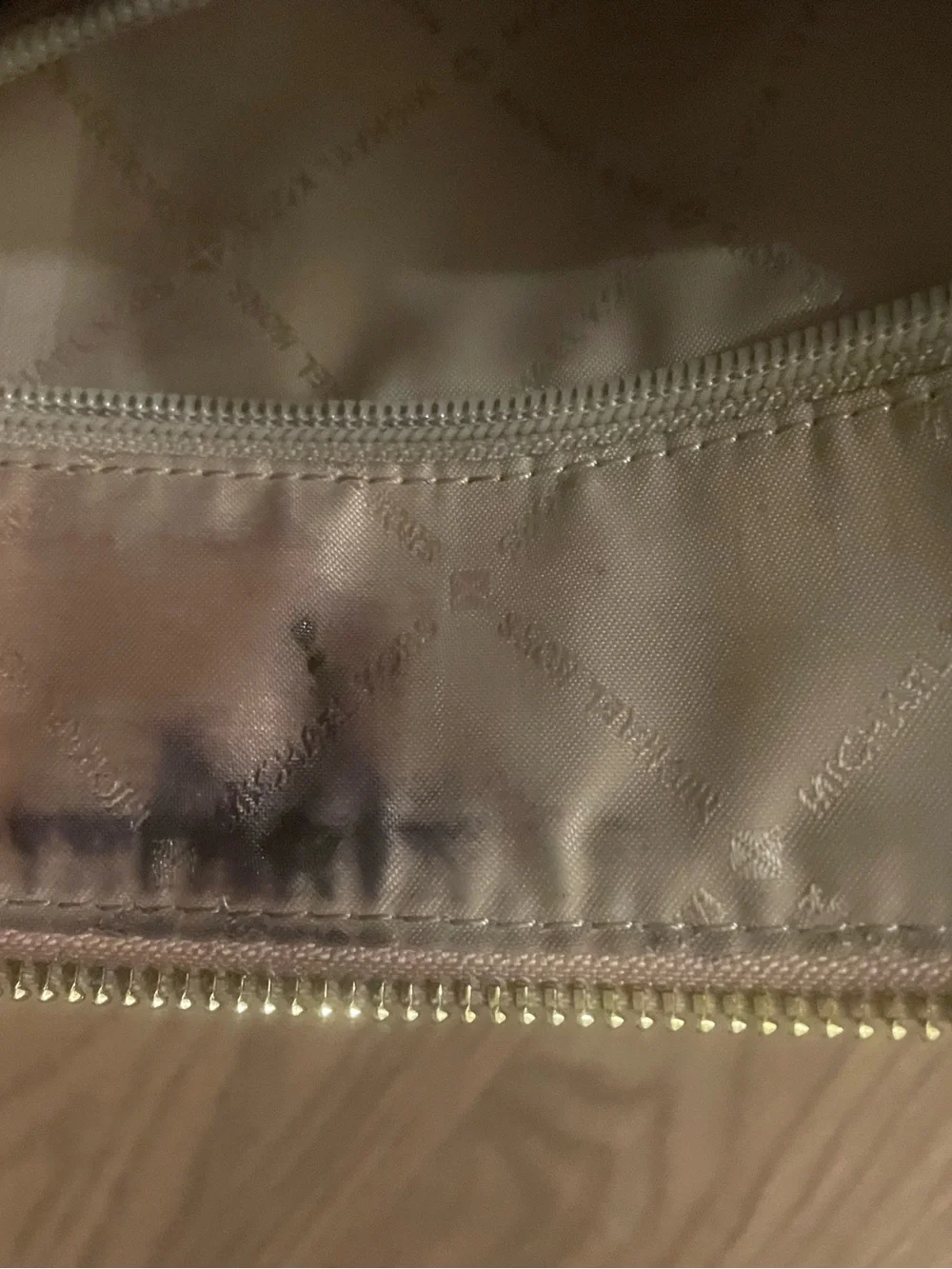 Michael Kors Blush Saffiano Dome Satchel with Gold Hardware